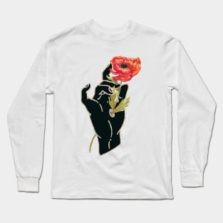 Gilded Hands - Poppy (Dark Version) Long Sleeve T-Shirt